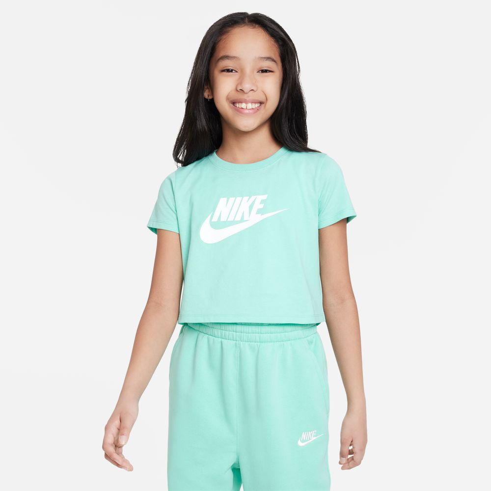 ナイキ NIKE ウェア ガールズ YTH ガールズ NSW フューチュラ S/S クロップ ナイキアパレル ナイキウェア スポーツウェア トレーニングウェア Tシャツ レディース ダンス ブランド ファッション アウトドア 半袖 da6925