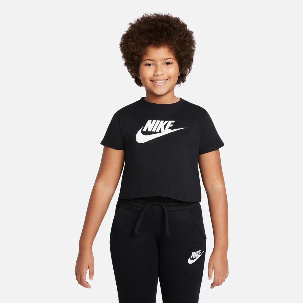 ナイキ NIKE ウェア ガールズ YTH ガールズ NSW フューチュラ S/S クロップ ナイキアパレル ナイキウェア スポーツウェア トレーニングウェア Tシャツ レディース ダンス ブランド ファッション アウトドア 半袖 da6925