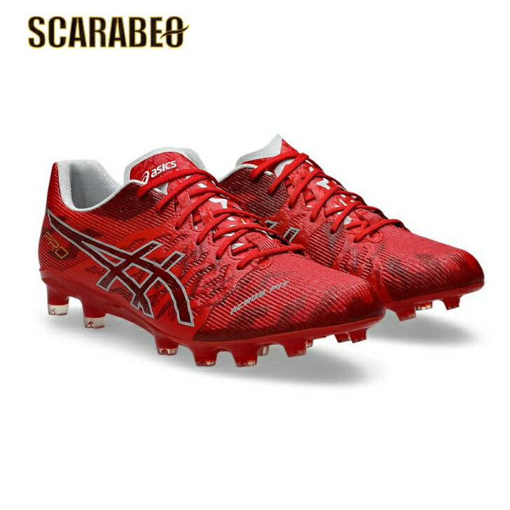 アシックス Asics DSライト ACROS PRO 3 クラシックレッド×ホワイト 1101a071-600 サッカーシューズ サッカー スパイク シューズ 靴 くつ asics アシックス サッカースパイク 天然芝 人工芝 土 DS LIGHT ACROS PRO 3