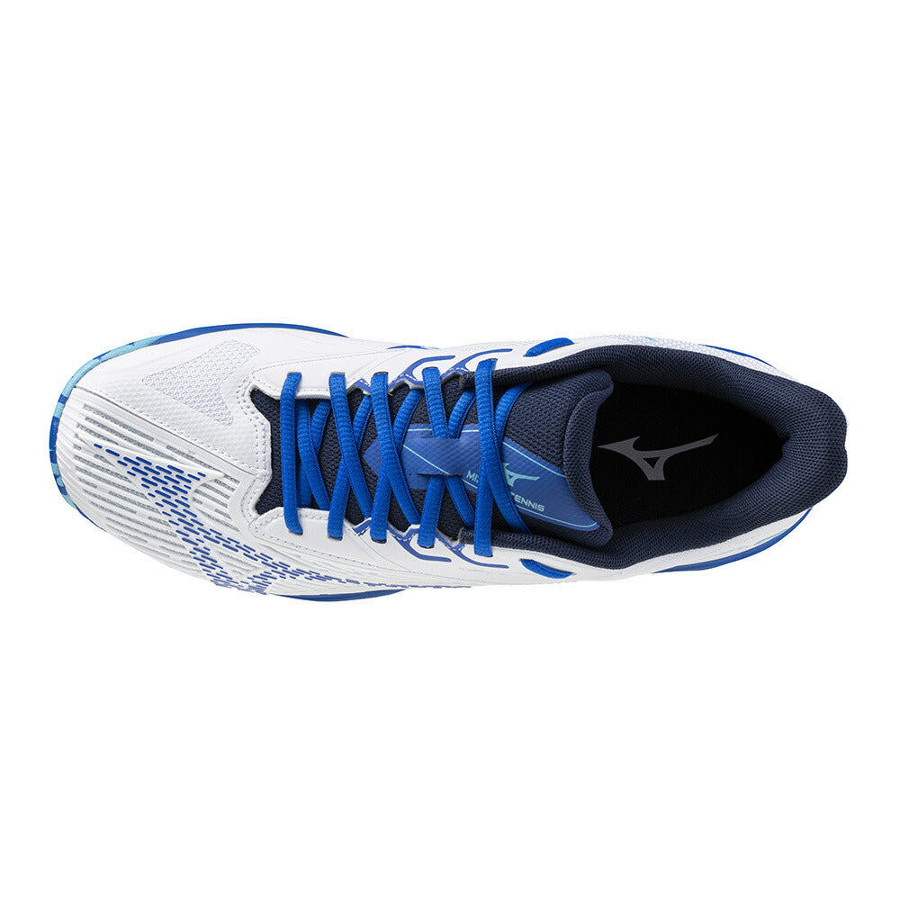 MIZUNO ミズノ ソフトテニスシューズ WAVE EXCEED LIGHT 2 WIDE OC ウエーブ エクシード ライト ワイド クレー・砂入り人工芝コート用 3E 61GB2318 靴 くつ シューズ テニスシューズ テニス用 テニス用シューズ クレー クレーコート 砂入り人工芝 ユニセックス