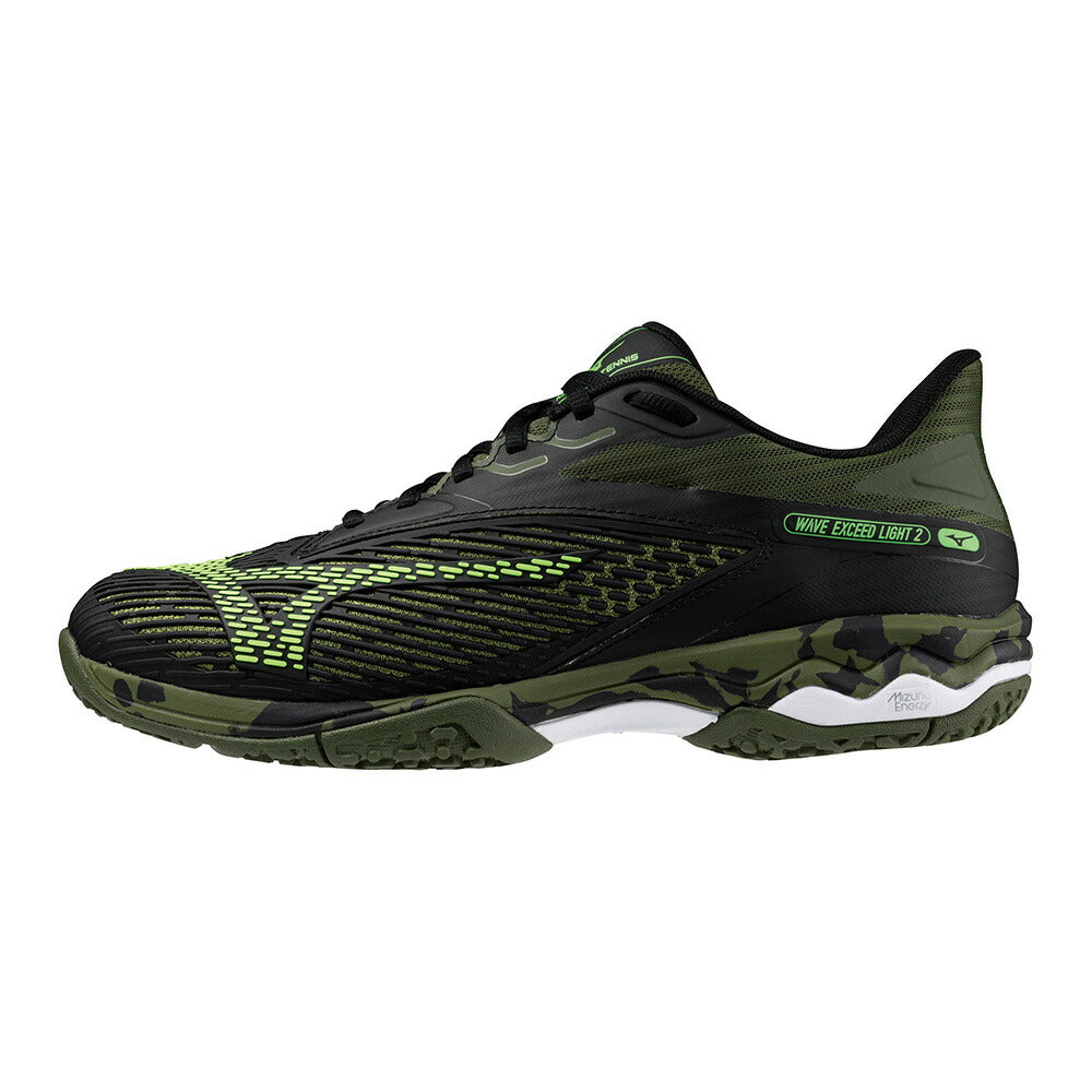 MIZUNO ミズノ ソフトテニスシューズ WAVE EXCEED LIGHT 2 WIDE OC ウエーブ エクシード ライト ワイド クレー・砂入り人工芝コート用 3E 61GB2318 靴 くつ シューズ テニスシューズ テニス用 テニス用シューズ クレー クレーコート 砂入り人工芝 ユニセックス