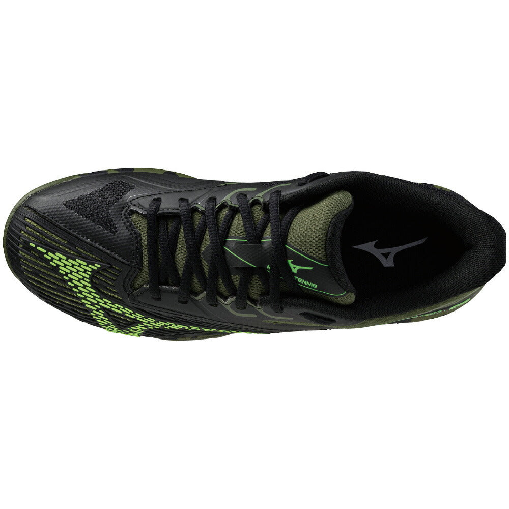 MIZUNO ミズノ ソフトテニスシューズ WAVE EXCEED LIGHT 2 WIDE OC ウエーブ エクシード ライト ワイド クレー・砂入り人工芝コート用 3E 61GB2318 靴 くつ シューズ テニスシューズ テニス用 テニス用シューズ クレー クレーコート 砂入り人工芝 ユニセックス