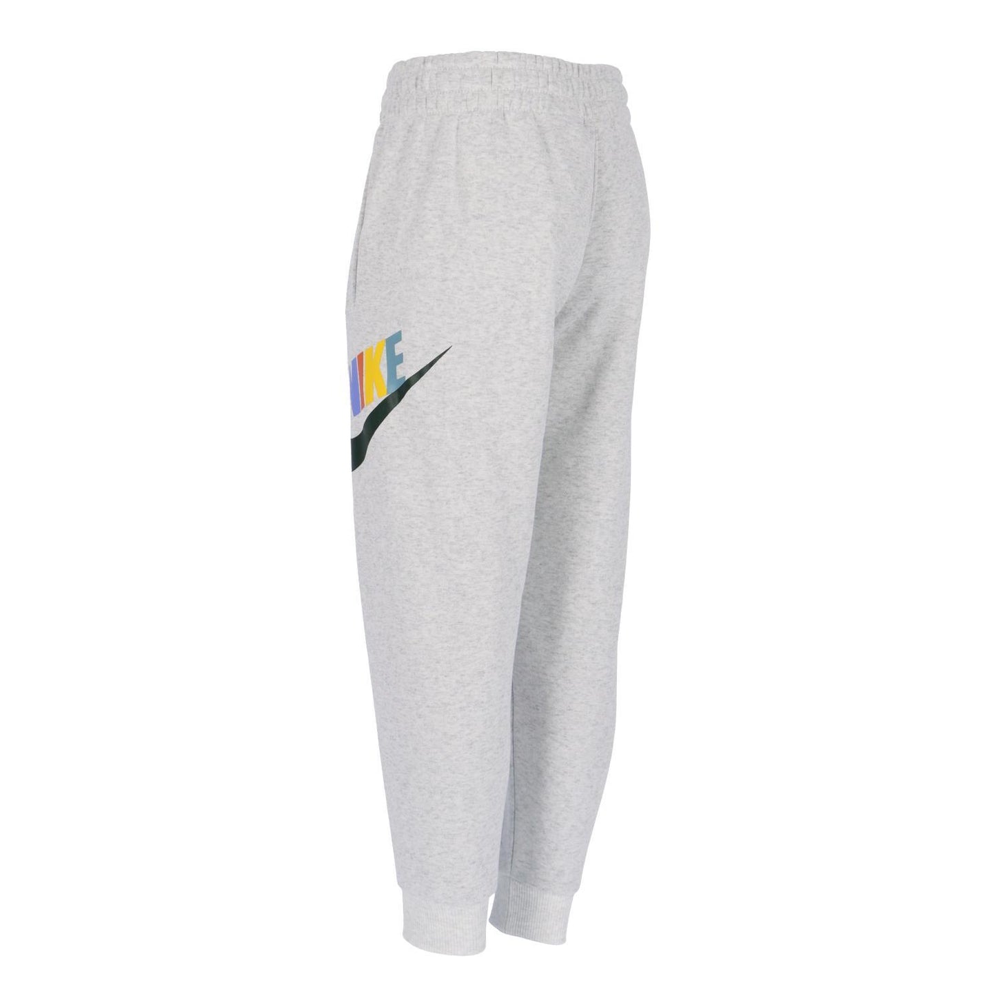 ナイキ NIKE NSW ハイブリッド クラブ フリース ジョガーパンツ FD2995-051 ボトムス キッズ パンツ Kids 白 ロゴ プリント カラフル 起毛 保温 防寒