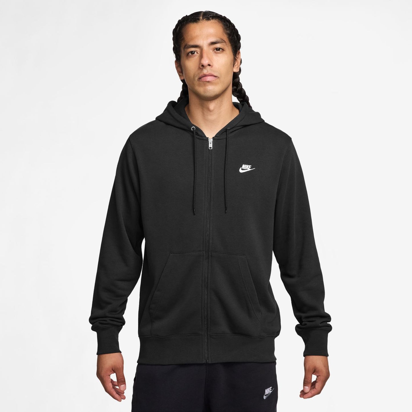 ナイキ NIKE メンズ クラブ フレンチ テリー ロングスリーブ フルジップ フーディ パーカー FN3885 スウェットジャケット メンズ 上 NIKE パーカー フーディ 裏毛 トレーニングウェア クラブフリー