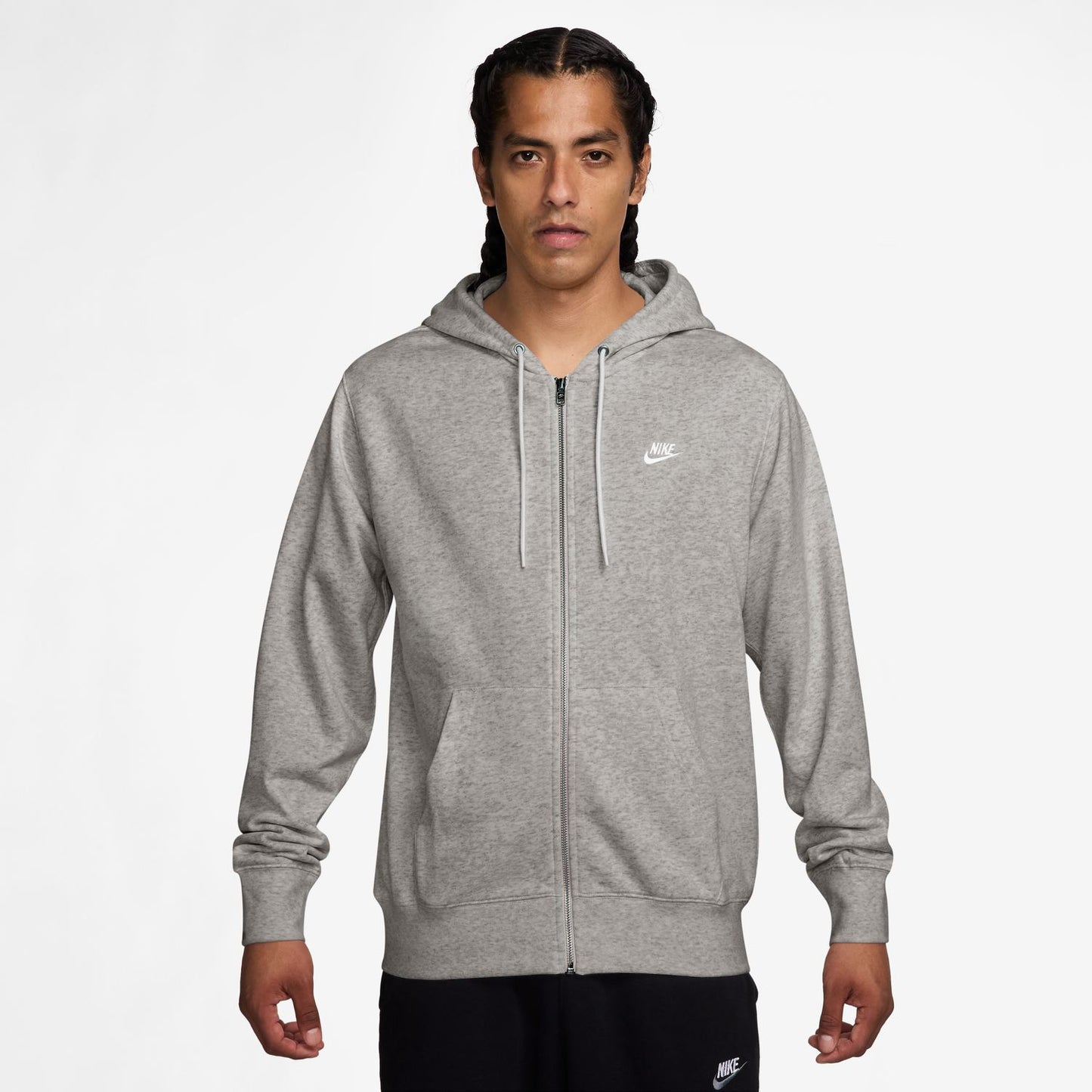 ナイキ NIKE メンズ クラブ フレンチ テリー ロングスリーブ フルジップ フーディ パーカー FN3885 スウェットジャケット メンズ 上 NIKE パーカー フーディ 裏毛 トレーニングウェア クラブフリー