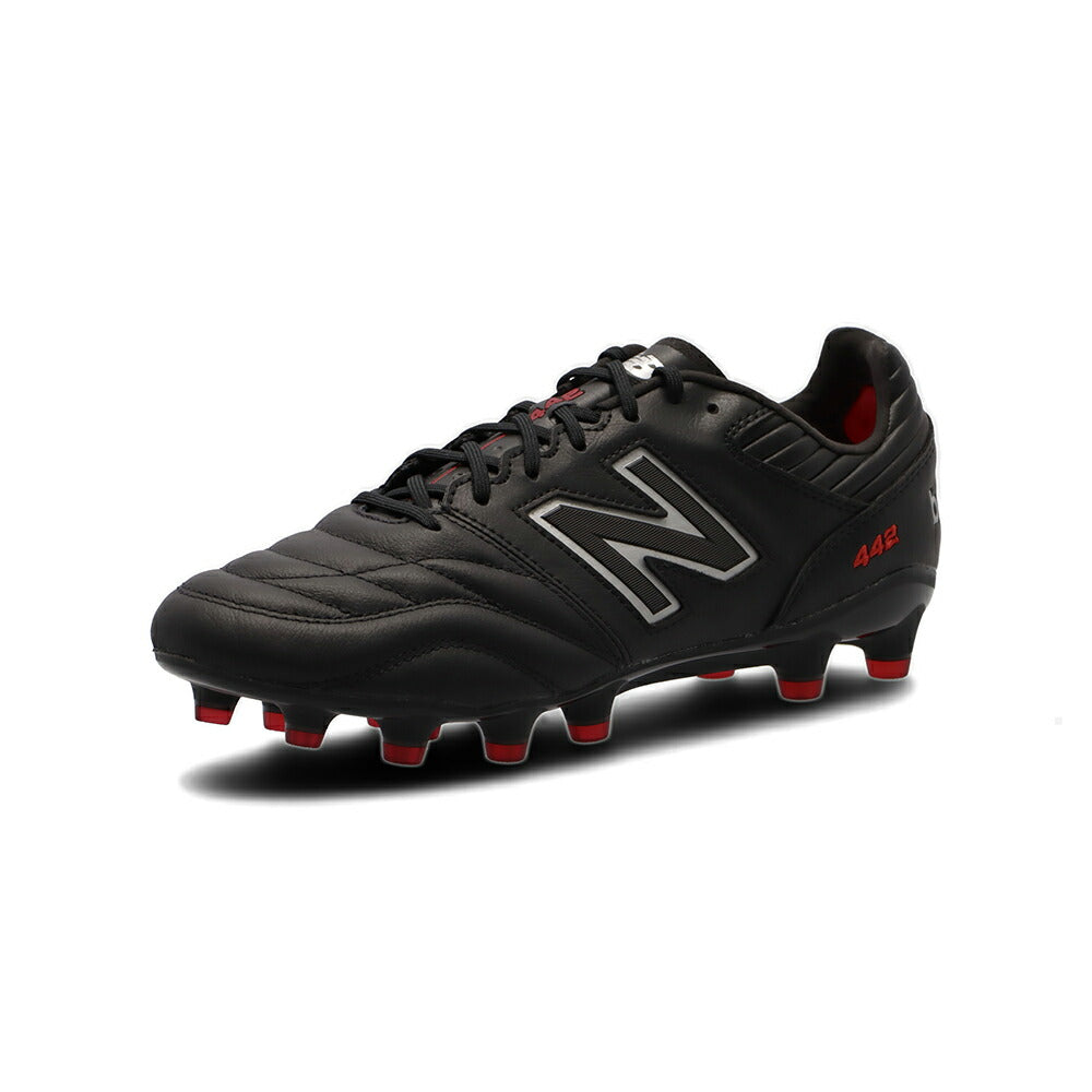【在庫処分セール】ニューバランス NewBalance 442 V2 PRO HG 2E ブラック ms41hbk22e サッカーシューズ サッカー スパイク シューズ 靴 くつ 中学校 高校 一般 大人 部活 練習 大会