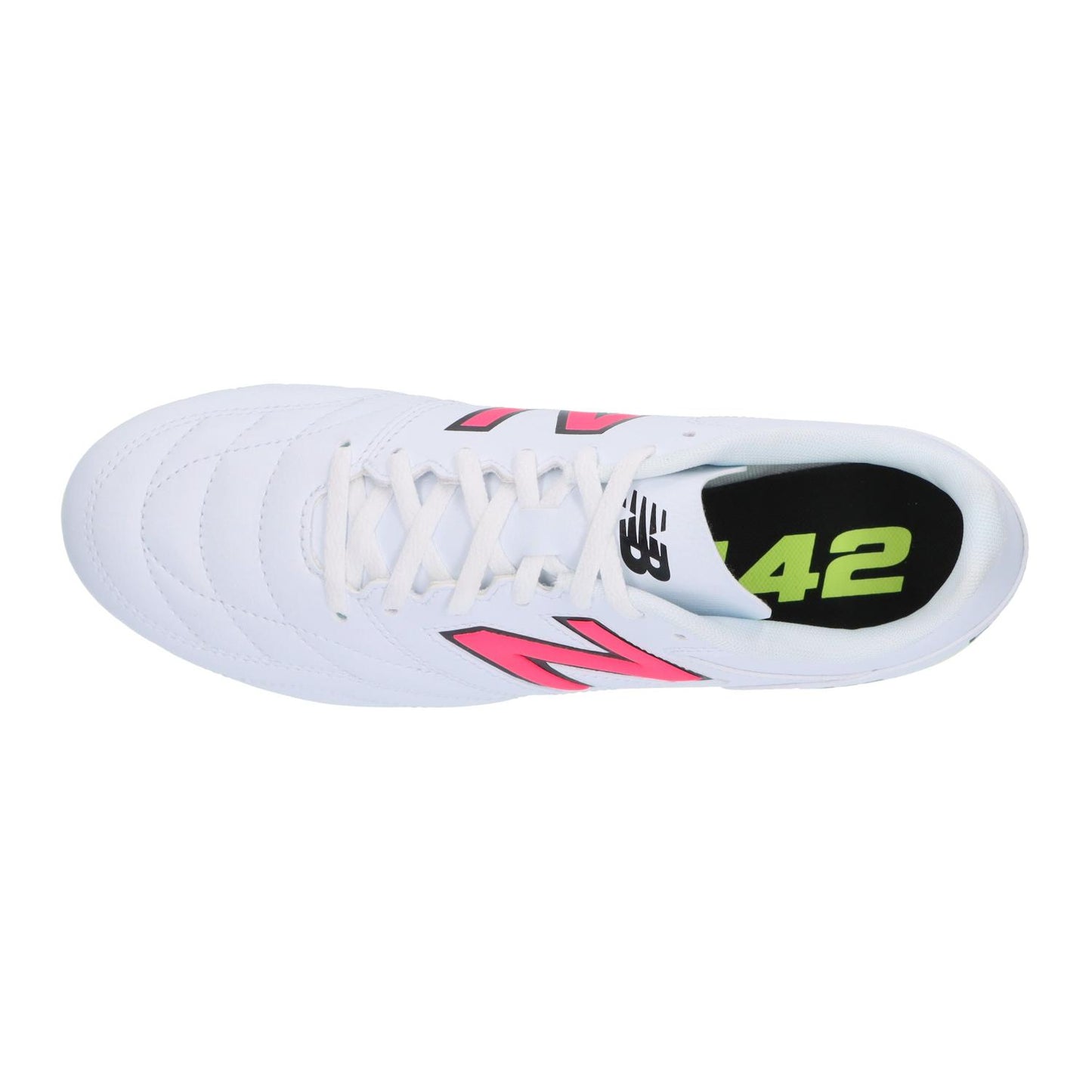 ニューバランス New Balance 442 V2 ACADEMY HG 2E ホワイト ms43hwh22e サッカーシューズ サッカー スパイク シューズ 靴 くつ 中学校 高校 一般 大人 軽量