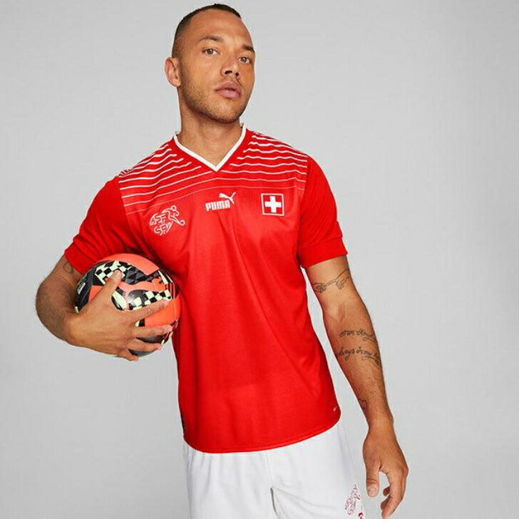 スイス代表 2022 ホーム 半袖レプリカユニフォーム サッカーレプリカユニフォーム ユニフォームショップ 半袖 人気 代表ユニフォーム 大人 キッズ 765925