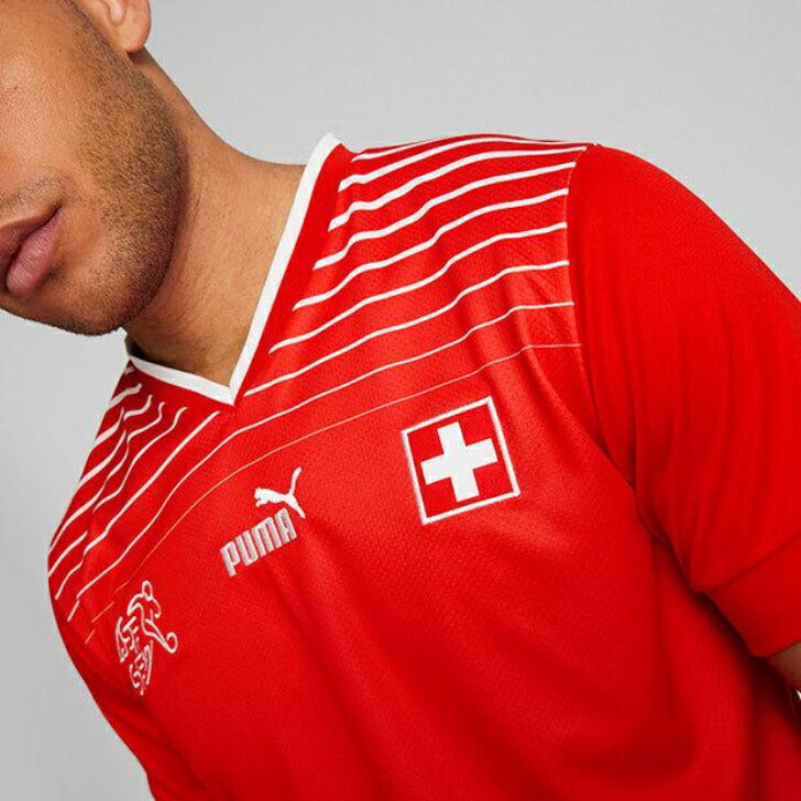 スイス代表 2022 ホーム 半袖レプリカユニフォーム サッカーレプリカユニフォーム ユニフォームショップ 半袖 人気 代表ユニフォーム 大人 キッズ 765925