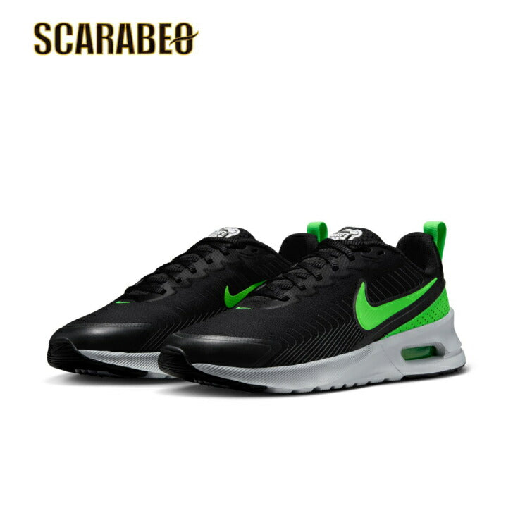 ナイキ エアマックス NUAXIS NIKE シューズ ライフスタイル Sportswear スニーカー エアマックス 通勤 通学 シンプル 黒 みどり hv5754-010