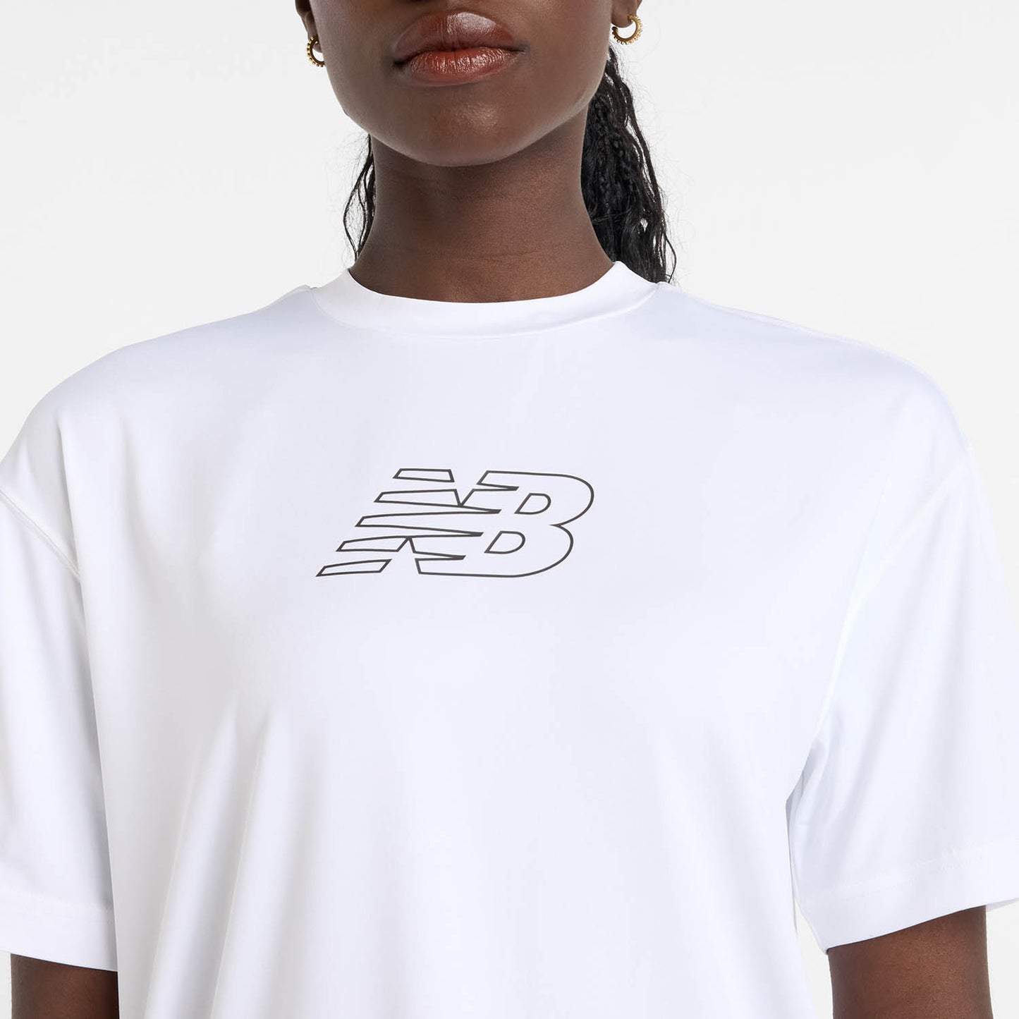 ニューバランス New Balance リラックスグラフィックショートスリーブ T シャツ AWT51135 T シャツ レディース 半袖 トレーニング フィットネス ジム ショートスリーブ 吸汗 速乾 リラックスシルエット awt51135-sst