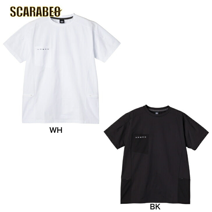アンブロ UMBRO COACHERS トップ メンズ 吸汗速乾 ストレッチ サンスクリーン Tシャツ レディース メンズ ブランド ファッション アウトドア 半袖 uf5shs60m