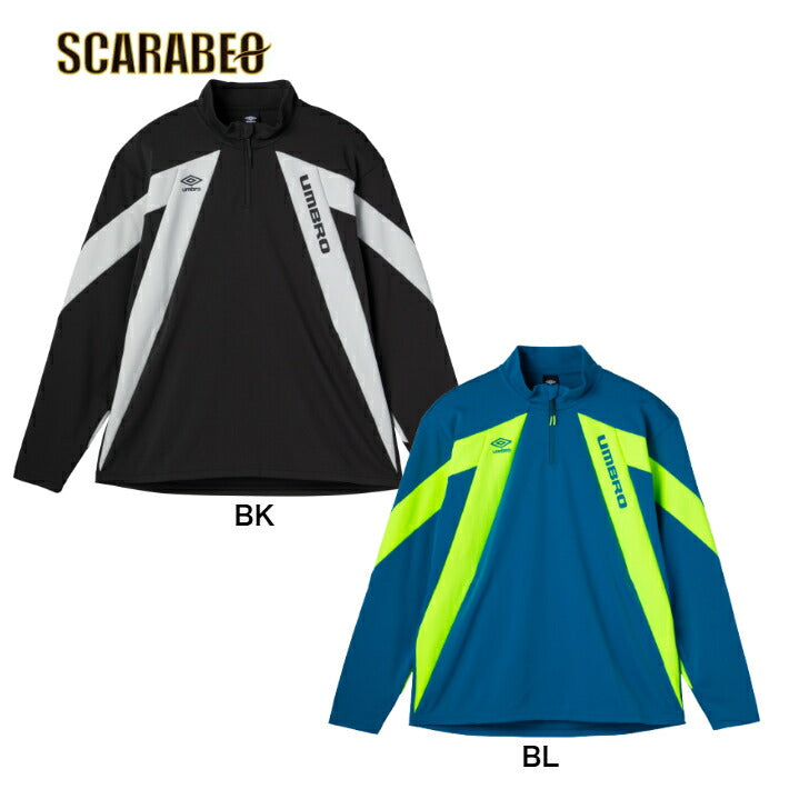 アンブロ THE THIRD by UMBRO ウォームアップハーフジップトップ メンズ 吸汗 ウェア レディース メンズ ブランド ファッション アウトドア uf5sjg10m
