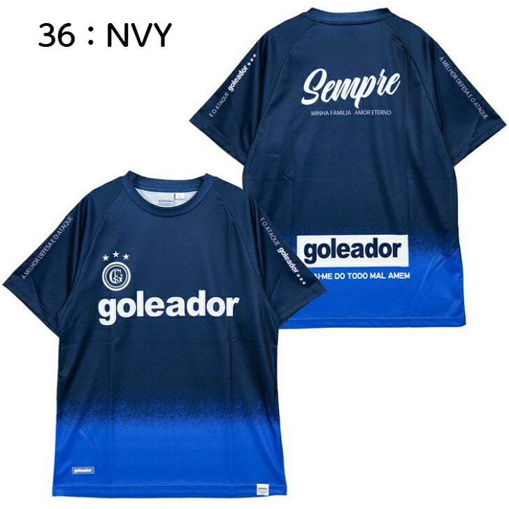 goleador ゴレアドール ジュニア novo oficial Melting Iceプラシャツ 25SS キッズサッカーウェア メンズ レディース 人気 g-2625