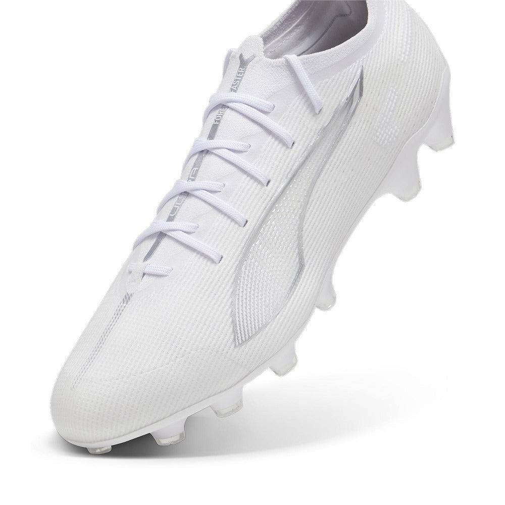 PUMA プーマ ウルトラ 5 アルティメット HG/AG プーマホワイト 107885-04 サッカーシューズ サッカー スパイク シューズ 靴 くつ 中学校 高校 一般 大人 軽量 柔軟 素足感覚