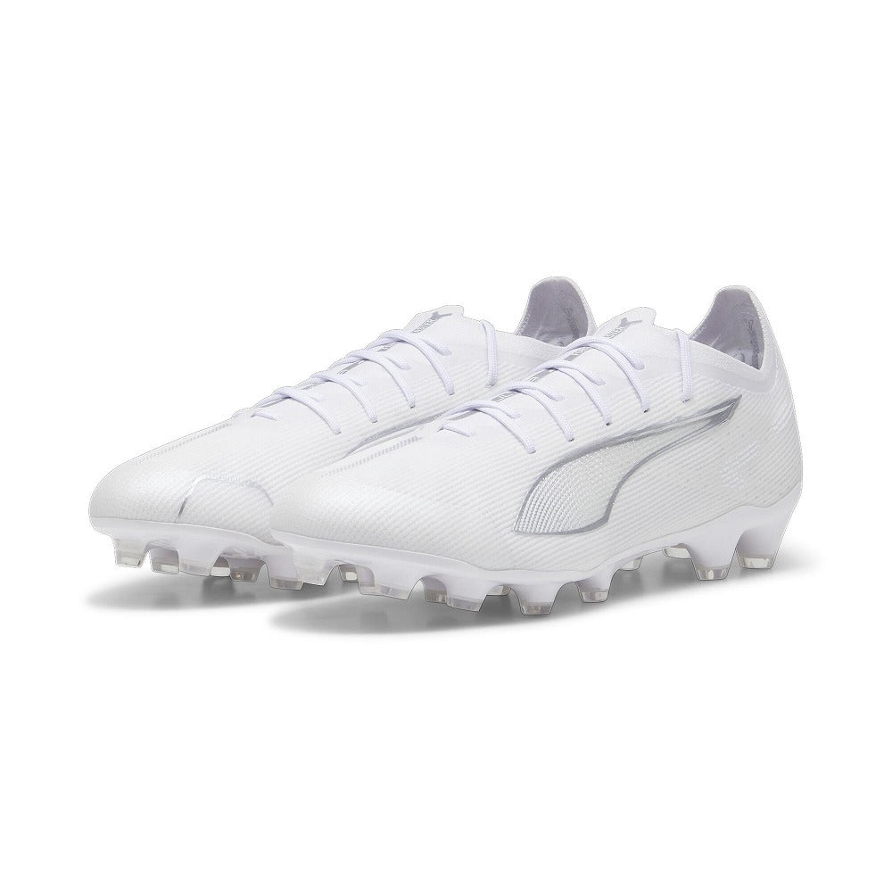 PUMA プーマ ウルトラ 5 アルティメット HG/AG プーマホワイト 107885-04 サッカーシューズ サッカー スパイク シューズ 靴 くつ 中学校 高校 一般 大人 軽量 柔軟 素足感覚
