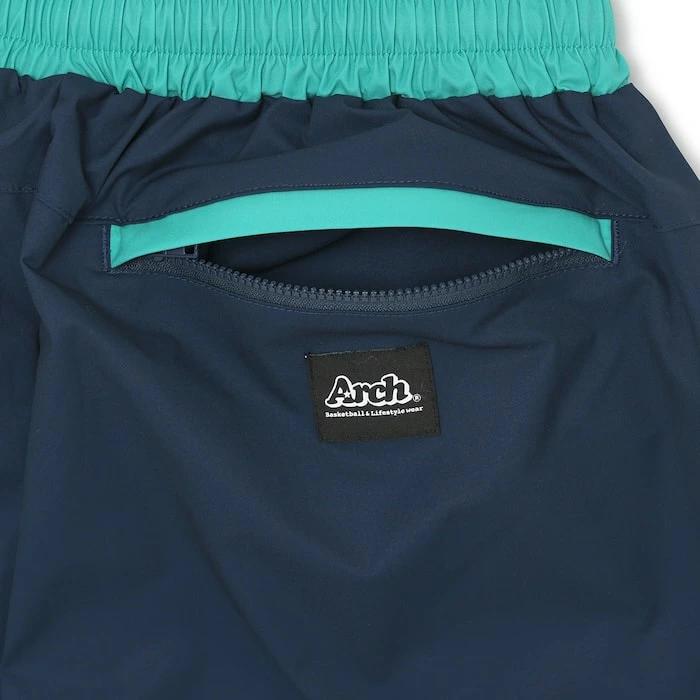 Arch marble section shorts【night navy】 アーチ バスケ ショーツ アーチ バスケ ショーツ バスケットボール バスパン 男子 ウエア 大人 子供 Tシャツ バスケウエア b125-101