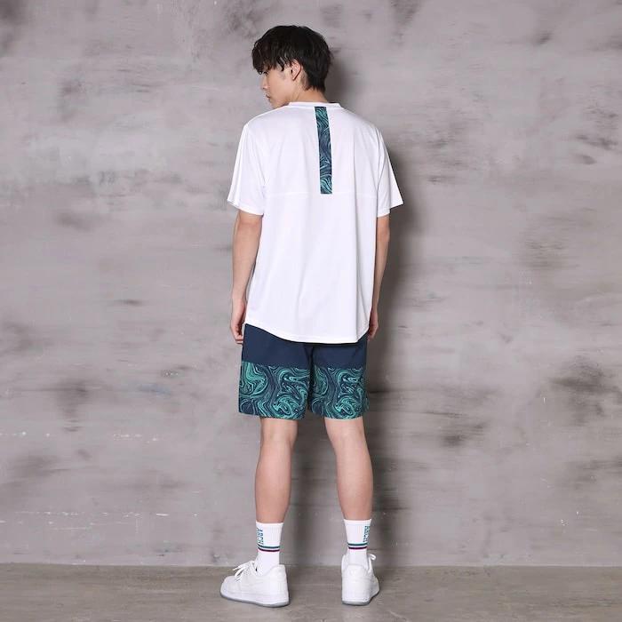 Arch marble section shorts【night navy】 アーチ バスケ ショーツ アーチ バスケ ショーツ バスケットボール バスパン 男子 ウエア 大人 子供 Tシャツ バスケウエア b125-101
