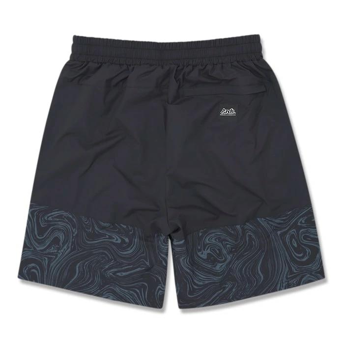 Arch marble section shorts【black】 アーチ バスケ ショーツ アーチ バスケ ショーツ バスケットボール バスパン 男子 ウエア 大人 子供 Tシャツ バスケウエア b125-103