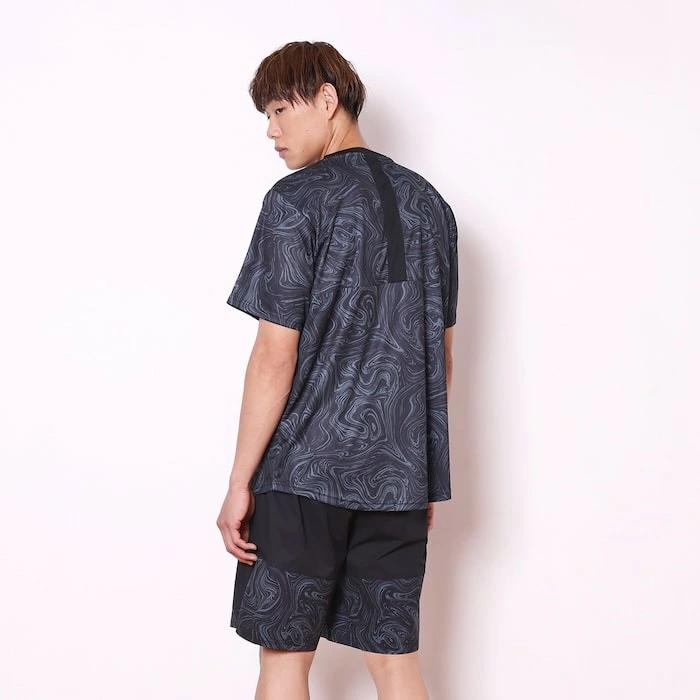 Arch marble section shorts【black】 アーチ バスケ ショーツ アーチ バスケ ショーツ バスケットボール バスパン 男子 ウエア 大人 子供 Tシャツ バスケウエア b125-103