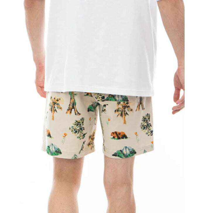 RVCA メンズ ESCAPE ELASTIC PRINT SHORT ウォークパンツ/ショートパンツ 【2024年夏モデル】 be04a629