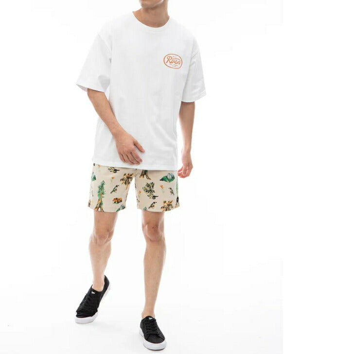 RVCA メンズ ESCAPE ELASTIC PRINT SHORT ウォークパンツ/ショートパンツ 【2024年夏モデル】 be04a629