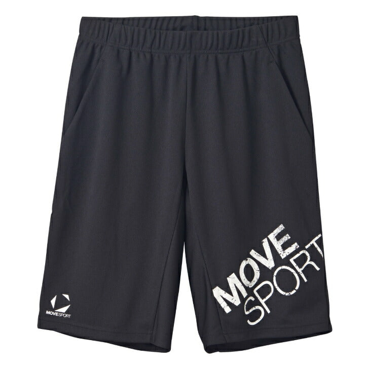 ムーブスポーツ デサント ドライメッシュ ビックロゴ ハーフパンツ メンズ 吸汗速乾 UVカット ウェア トレーニング st5shp00m