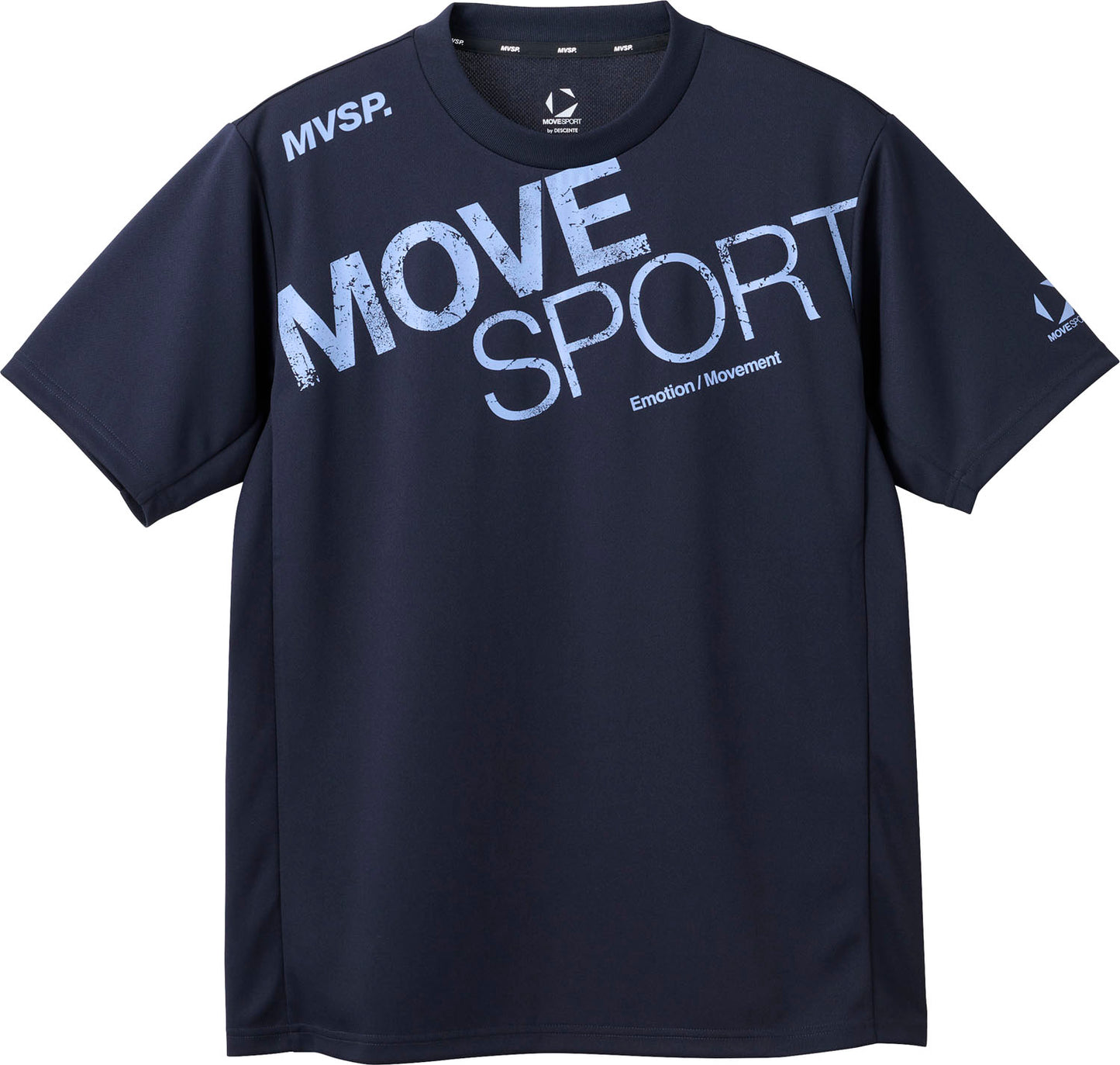 ムーブスポーツ デサント ドライメッシュ ビックロゴ半袖Tシャツ メンズ 吸汗速乾 UVカット ウェア トレーニング st5sht01m