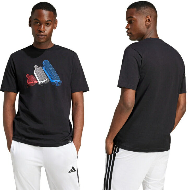 アディダス Tシャツ 半袖 メンズ ラウンジ アイスグラフィック アディダスアパレル アディダスウェア スポーツウェア トレーニングウェア アディダス Tシャツ レディース メンズ ブランド ファッション アウトドア 25ssアディダススポーツウエア kpj93