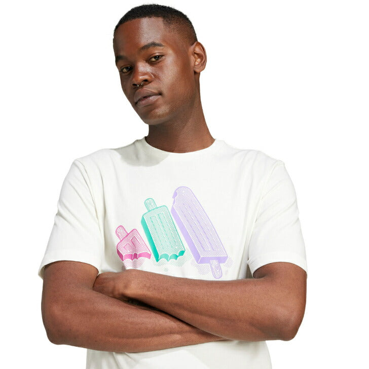 アディダス Tシャツ 半袖 メンズ ラウンジ アイスグラフィック アディダスアパレル アディダスウェア スポーツウェア トレーニングウェア アディダス Tシャツ レディース メンズ ブランド ファッション アウトドア 25ssアディダススポーツウエア kpj93