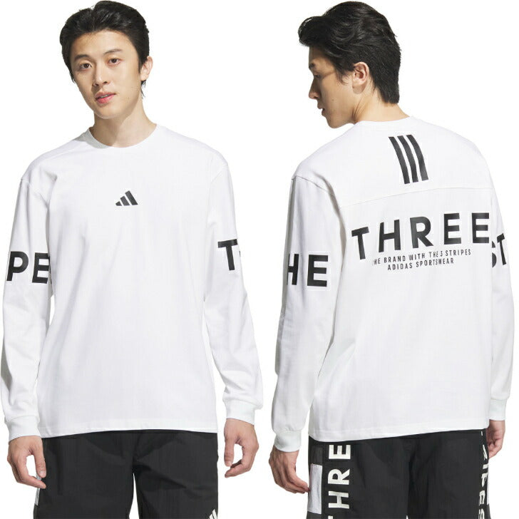 アディダス ワーディング パック ルーズフィット ヘビーシングルジャージー 長袖Tシャツ アディダスアパレル アディダスウェア スポーツウェア トレーニングウェア レディース メンズ ブランド ファッション アウトドア 25ssアディダススポーツウエア kqd24
