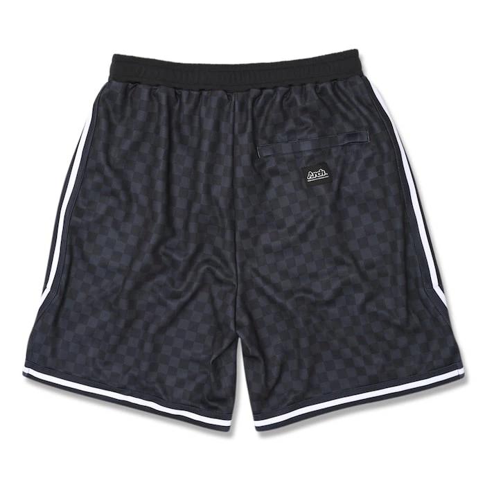 Arch checkered shorts【black】 アーチ バスケ ショーツ アーチ バスケ バスケットボール バスパン 男子 ウエア 大人 子供 Tシャツ バスケウエア b125-104