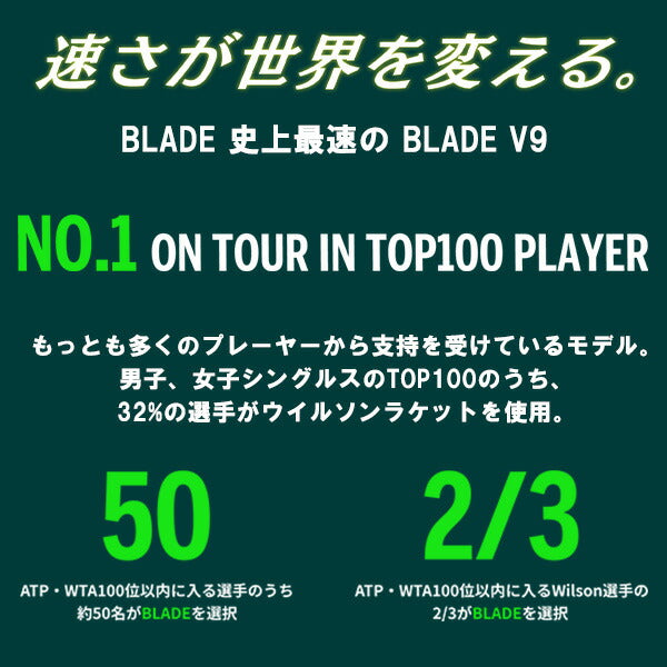 ウイルソン Wilson テニスラケット ブレード 100 V9 BLADE 100 V9 WR151511 wr151511