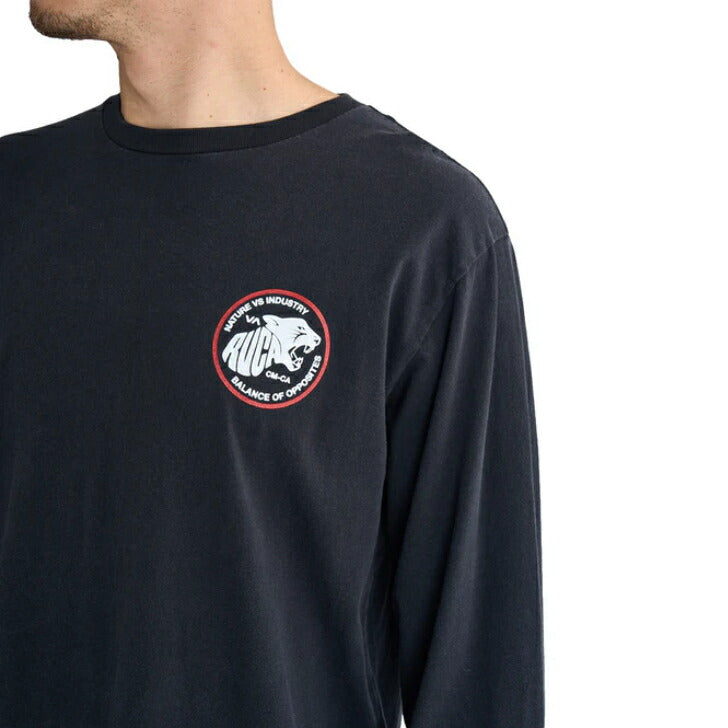RVCA メンズ TIGER WAVE LS ロンT 【2025年春夏モデル】 夏コーデ 夏服 人気 アウトドア ウェア 夏 ジム ウェア メンズ / レディース / キッズ UVカット 25ssルーカ bf041156