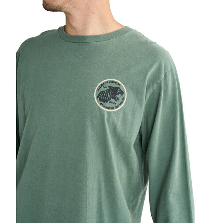 RVCA メンズ TIGER WAVE LS ロンT 【2025年春夏モデル】 夏コーデ 夏服 人気 アウトドア ウェア 夏 ジム ウェア メンズ / レディース / キッズ UVカット 25ssルーカ bf041156