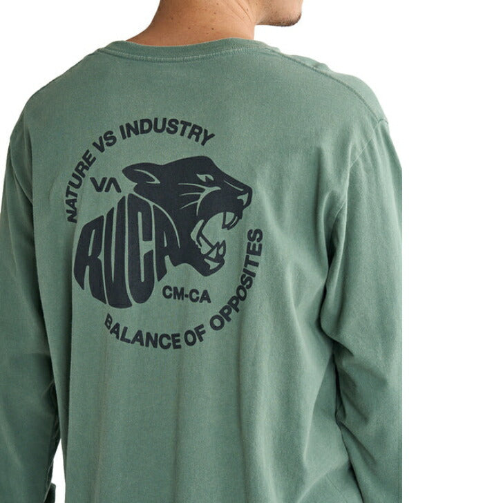 RVCA メンズ TIGER WAVE LS ロンT 【2025年春夏モデル】 夏コーデ 夏服 人気 アウトドア ウェア 夏 ジム ウェア メンズ / レディース / キッズ UVカット 25ssルーカ bf041156