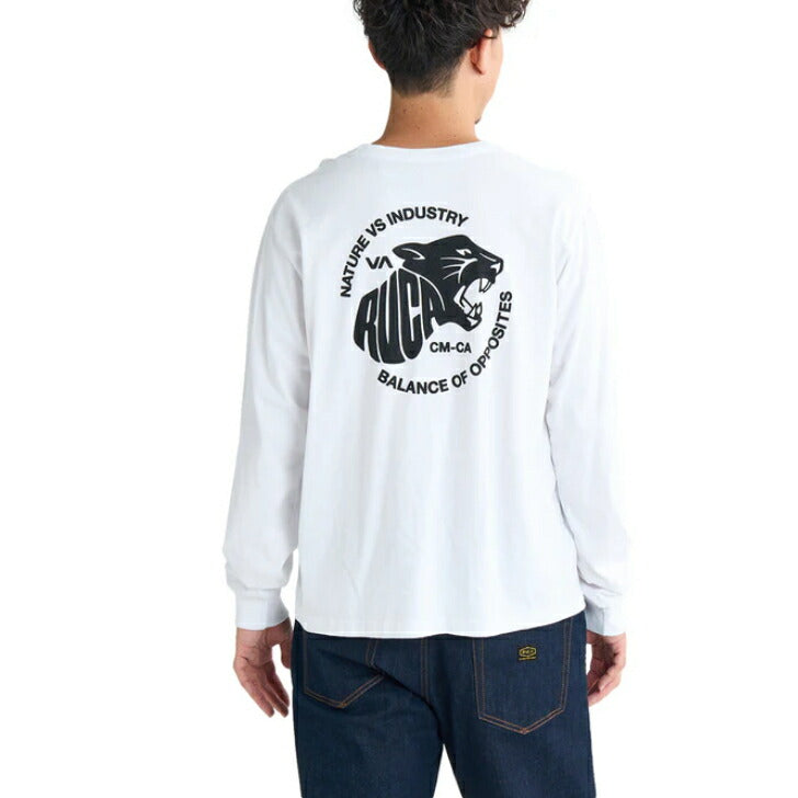 RVCA メンズ TIGER WAVE LS ロンT 【2025年春夏モデル】 夏コーデ 夏服 人気 アウトドア ウェア 夏 ジム ウェア メンズ / レディース / キッズ UVカット 25ssルーカ bf041156