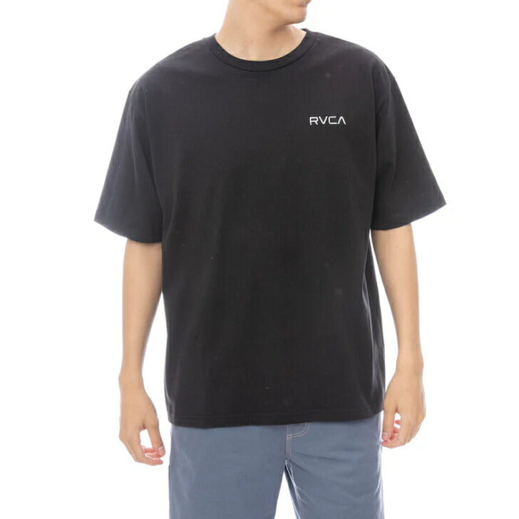 RVCA メンズ PALM BOX SS Tシャツ 【2025年春夏モデル】 夏コーデ 夏服 人気 アウトドア ウェア 夏 ジム ウェア メンズ / レディース / キッズ UVカット 25ssルーカ bf041250