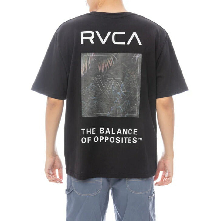 RVCA メンズ PALM BOX SS Tシャツ 【2025年春夏モデル】 夏コーデ 夏服 人気 アウトドア ウェア 夏 ジム ウェア メンズ / レディース / キッズ UVカット 25ssルーカ bf041250