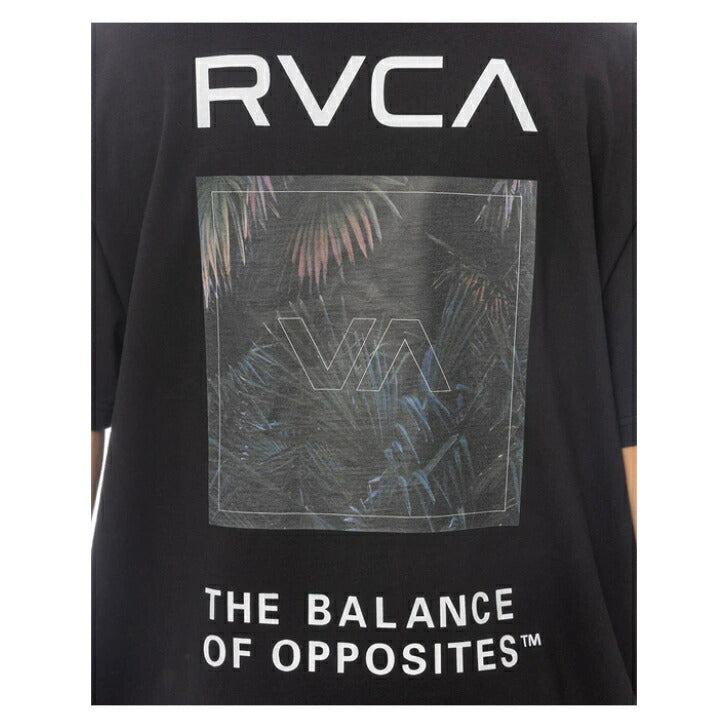 RVCA メンズ PALM BOX SS Tシャツ 【2025年春夏モデル】 夏コーデ 夏服 人気 アウトドア ウェア 夏 ジム ウェア メンズ / レディース / キッズ UVカット 25ssルーカ bf041250