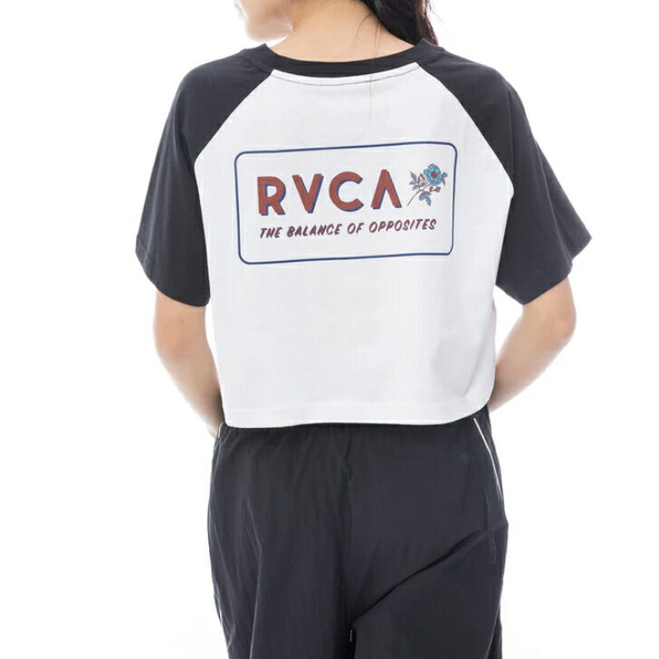 RVCA レディース OLD WAYS CROPPED SS TEE Tシャツ 【2025年春夏モデル】 夏コーデ 夏服 人気 アウトドア ウェア 夏 ジム ファッション ウェア 韓国系 レディース 25ssルーカ bf043212