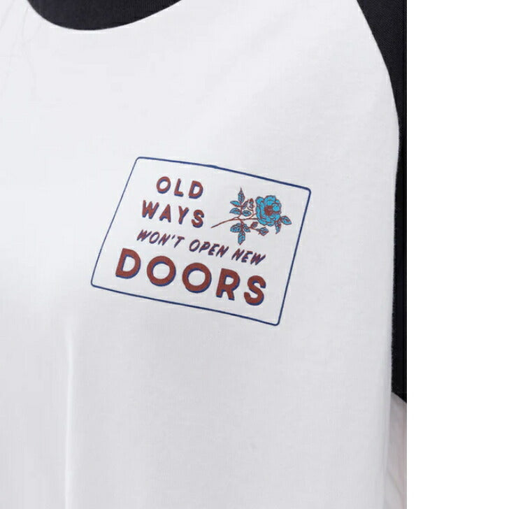 RVCA レディース OLD WAYS CROPPED SS TEE Tシャツ 【2025年春夏モデル】 夏コーデ 夏服 人気 アウトドア ウェア 夏 ジム ファッション ウェア 韓国系 レディース 25ssルーカ bf043212