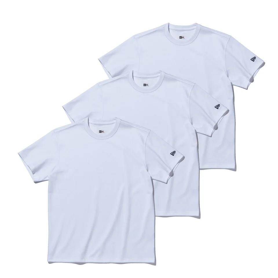 ニューエラ 3-Pack 半袖 パフォーマンス Tシャツ メンズ レディース アパレル ニューエラ 3枚入り Tシャツ トレンド ファッション MLB シンプル ワンポイント デザイン135618
