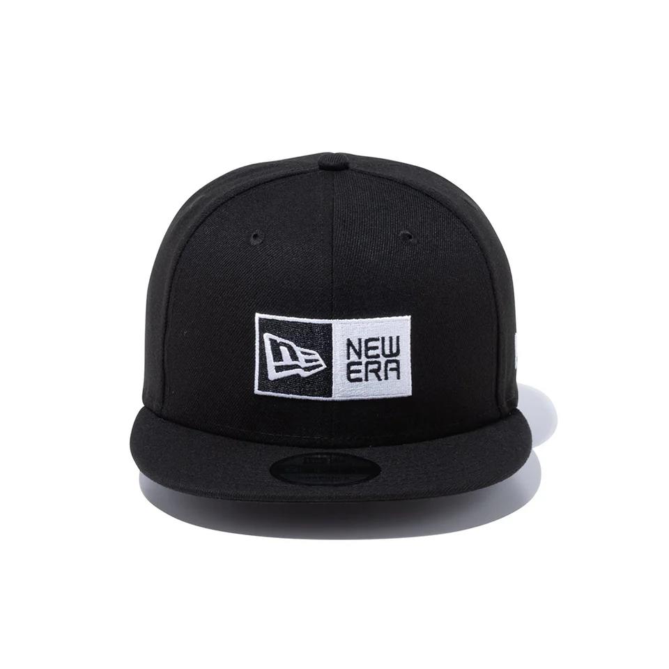 ニューエラ 9FIFTY ボックスロゴ ブラック × ホワイト 14524966