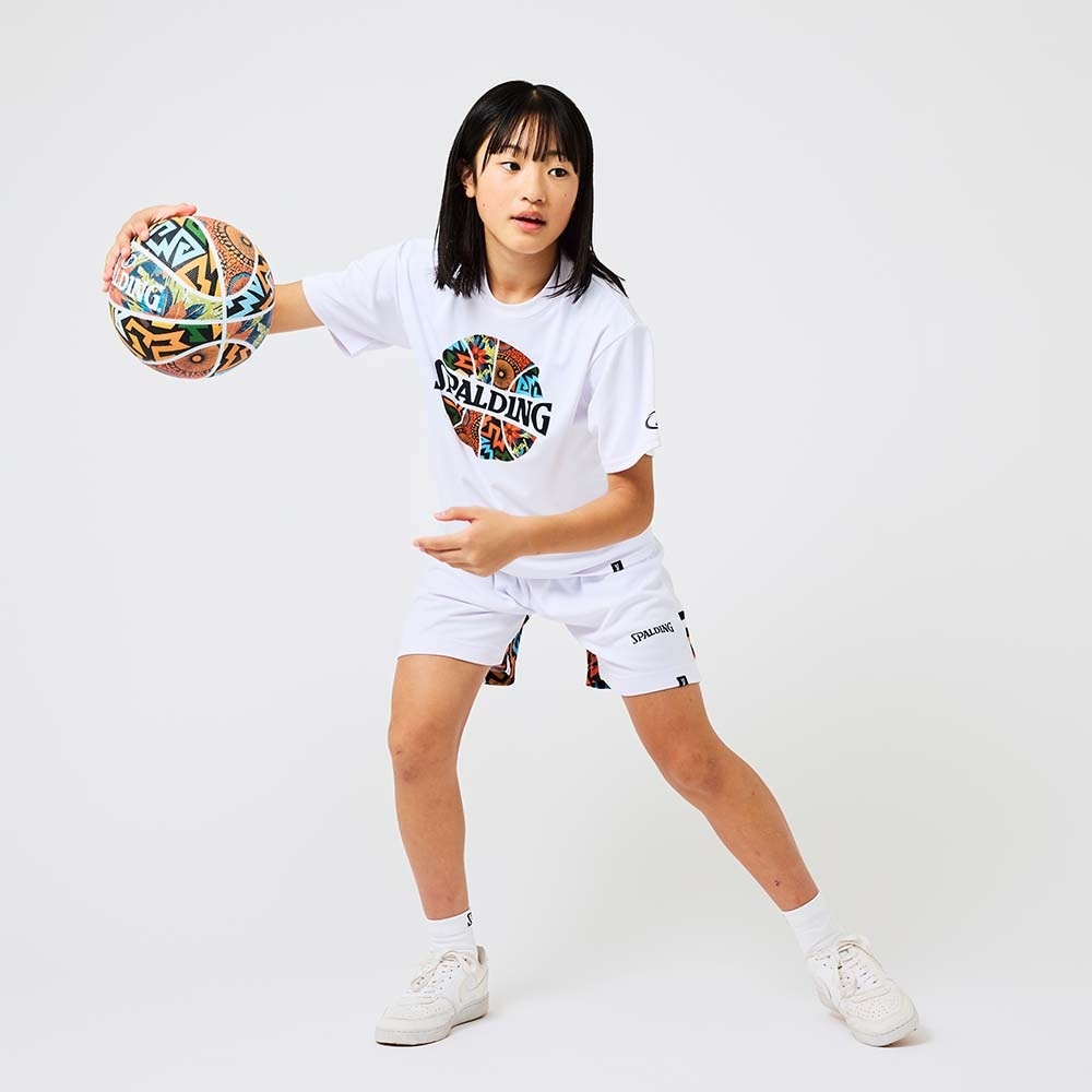 ジュニア Tシャツ アフリカン バティック ボールプリント SJT25053【3カラー展開】 sjt25053