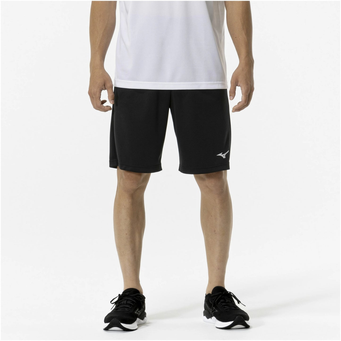 ミズノ ナビドライニットハーフパンツ ワンポイント 吸水 速乾 定番 Tシャツ スポーツウエア ジムウエア トレーニング 32mdc190