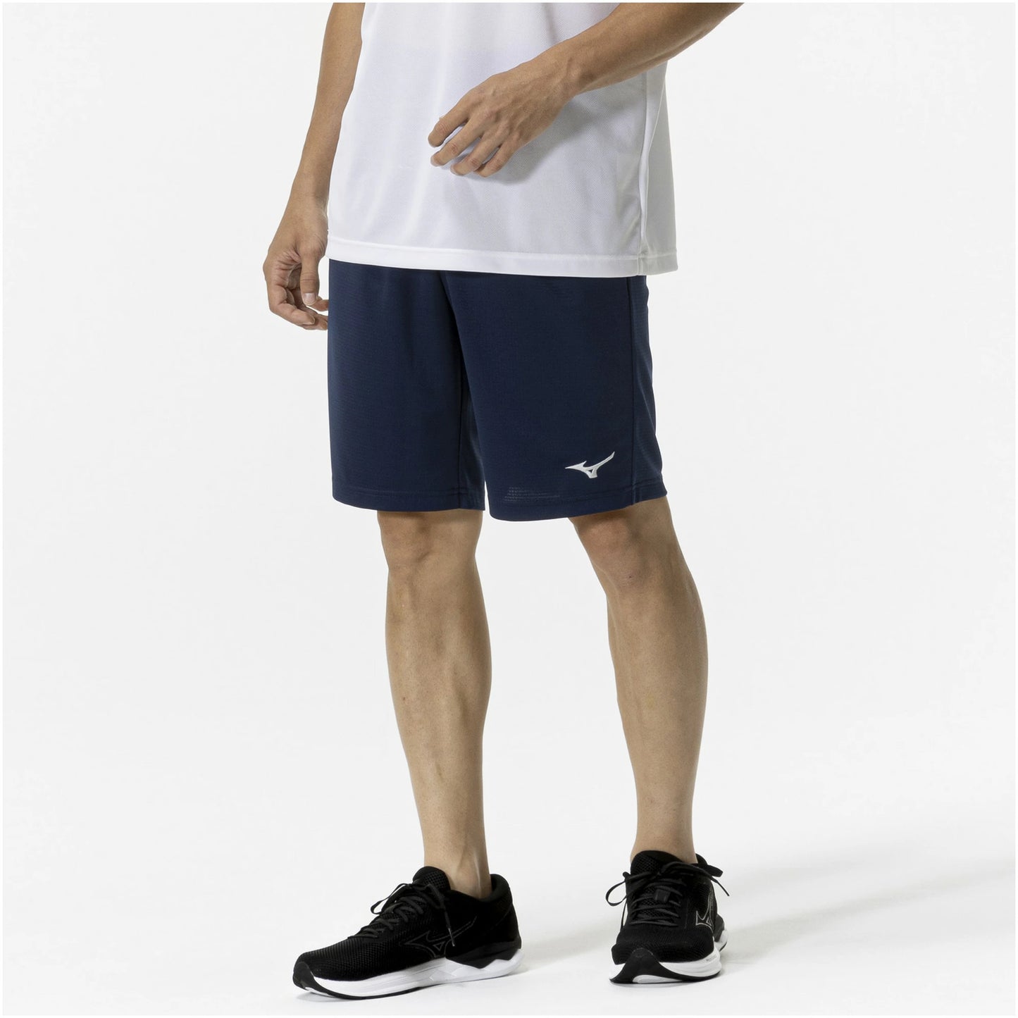 ミズノ ナビドライニットハーフパンツ ワンポイント 吸水 速乾 定番 Tシャツ スポーツウエア ジムウエア トレーニング 32mdc190
