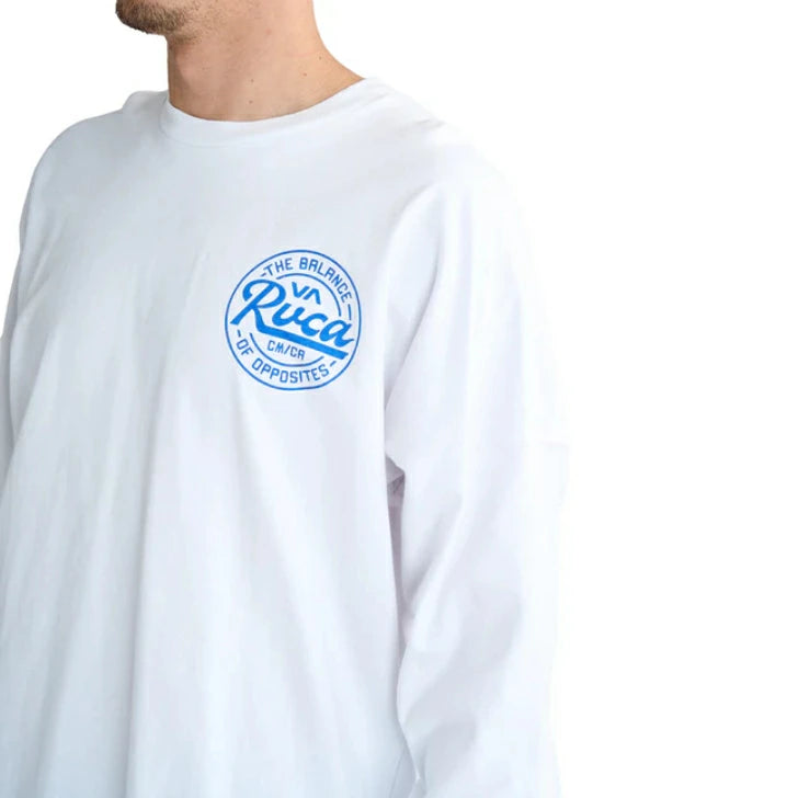 RVCA メンズ SCLIPT SEALD LS ロンT 【2025年春夏モデル】 夏コーデ 夏服 人気 アウトドア ウェア 夏 ジム ウェア メンズ / レディース / キッズ UVカット 25ssルーカ bf041152