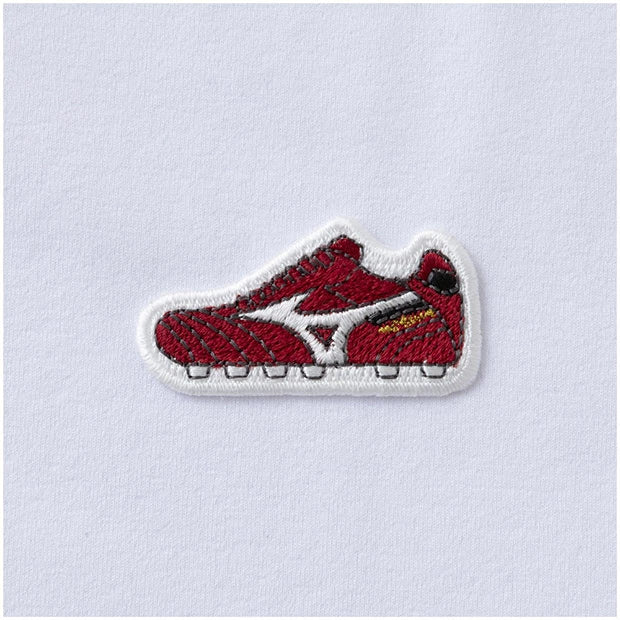 【モレリア】ミズノ ルビーレッド ワッペンTシャツ 【RUBY RED PACK】 p2mac401