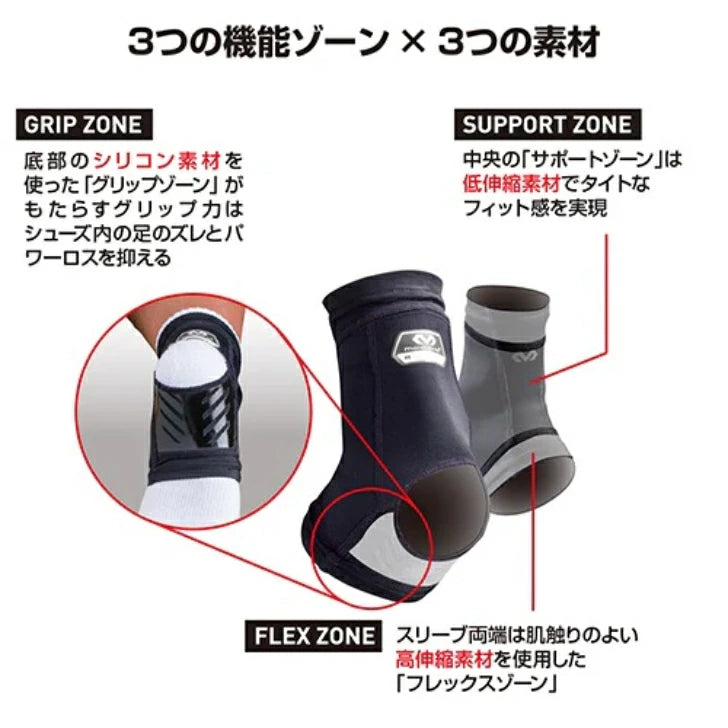 マクダビッド アンクルスリーブ 左右兼用 m4300bk